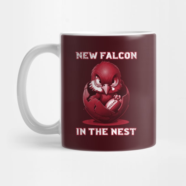 New falcon in the nest by Digital Borsch